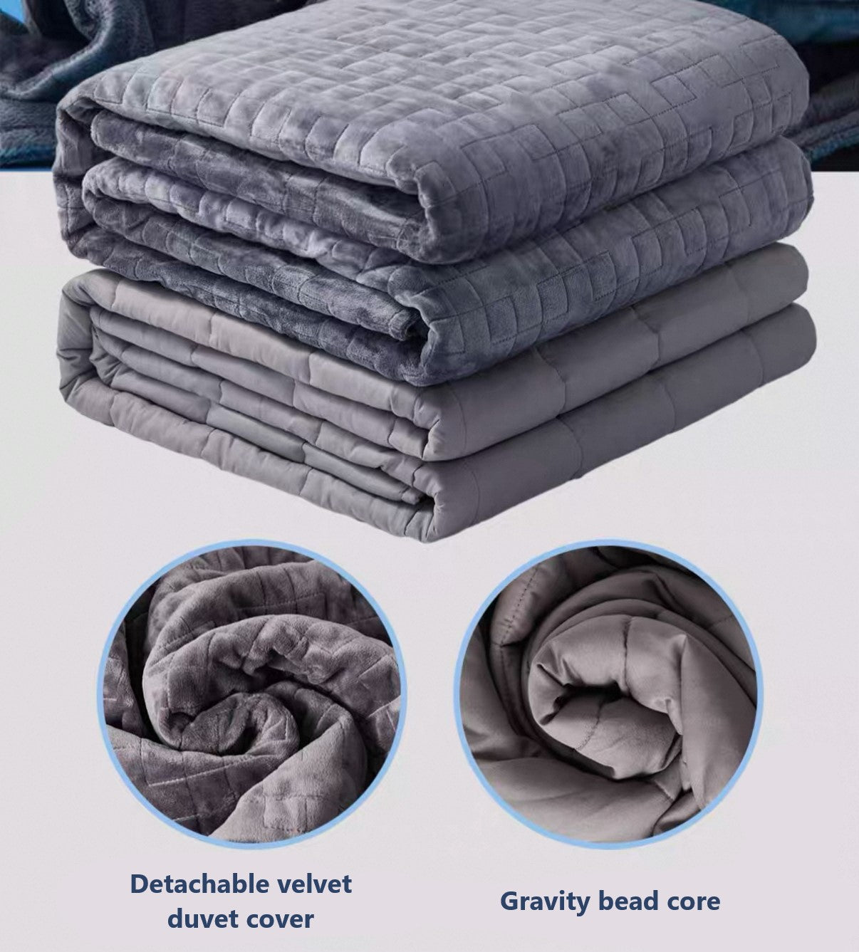 Gravityliberation Second Generation Gravity Blanket Sleep Aid and Stress Relief
