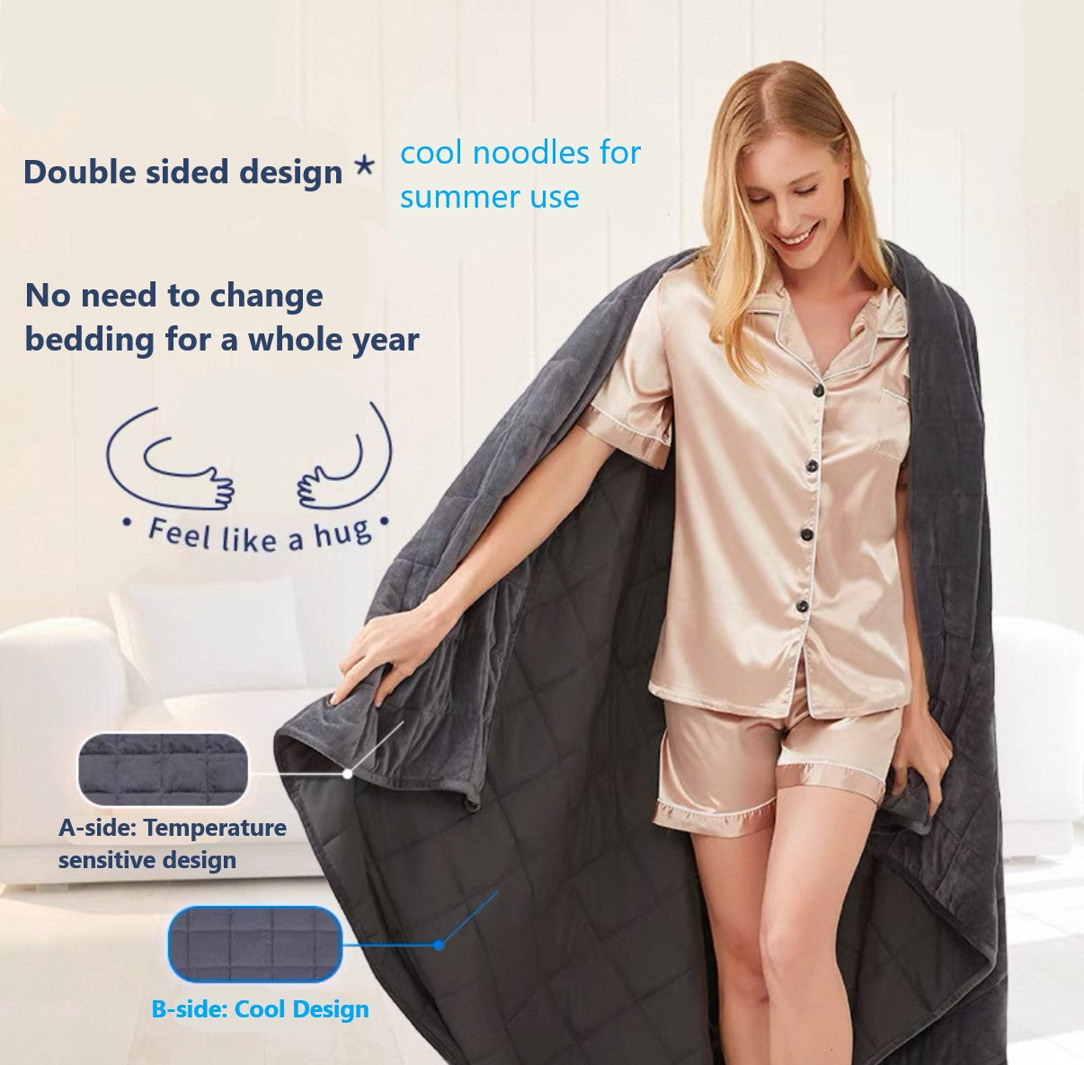 Gravity Blanket Double Sided Velvet