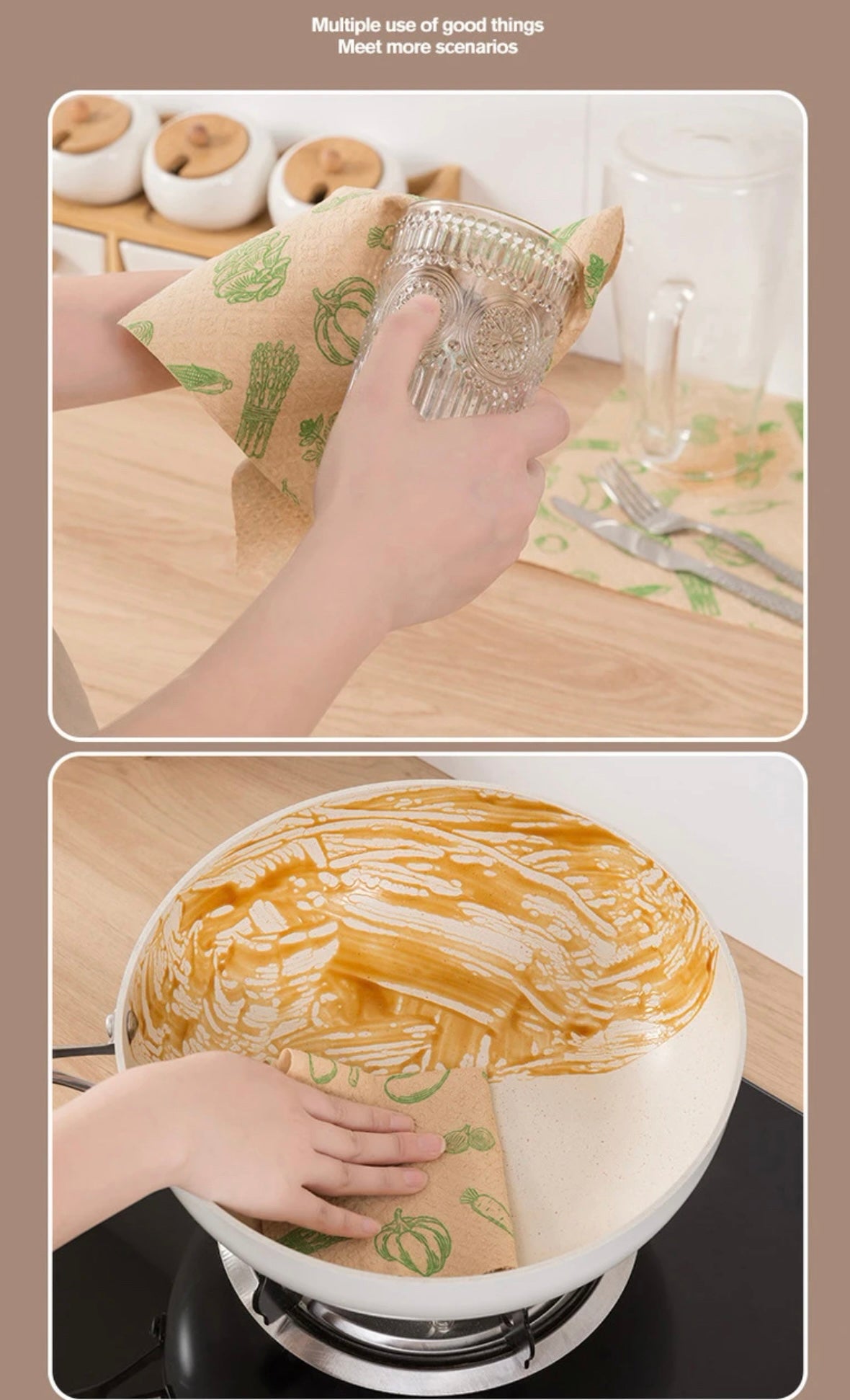Bamboo Fiber Kitchen Towels