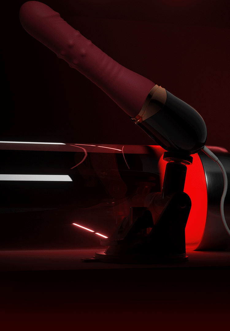 Queen Bee Thrusting Sex Machine with Stand