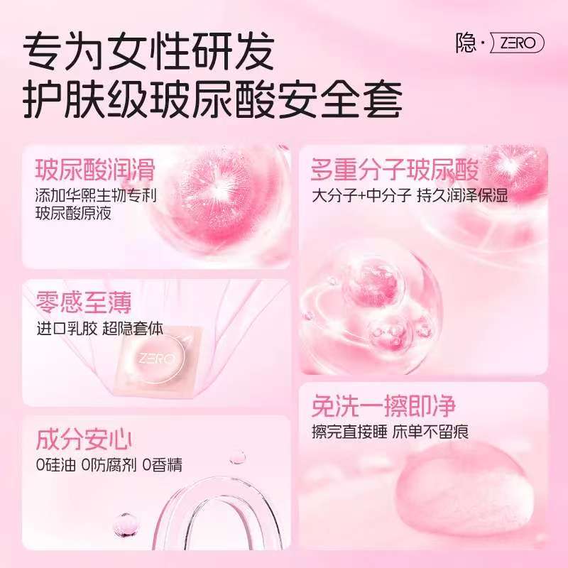 Jissbon HA Condoms - Ultra-Thin Design, Water-Rich & Residue-Free for Natural Feel