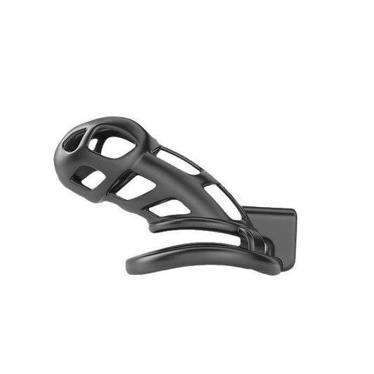 Red Snake Chastity Cage - Male Anti-Masturbation Device, Stainless Steel Enforced Chastity Training