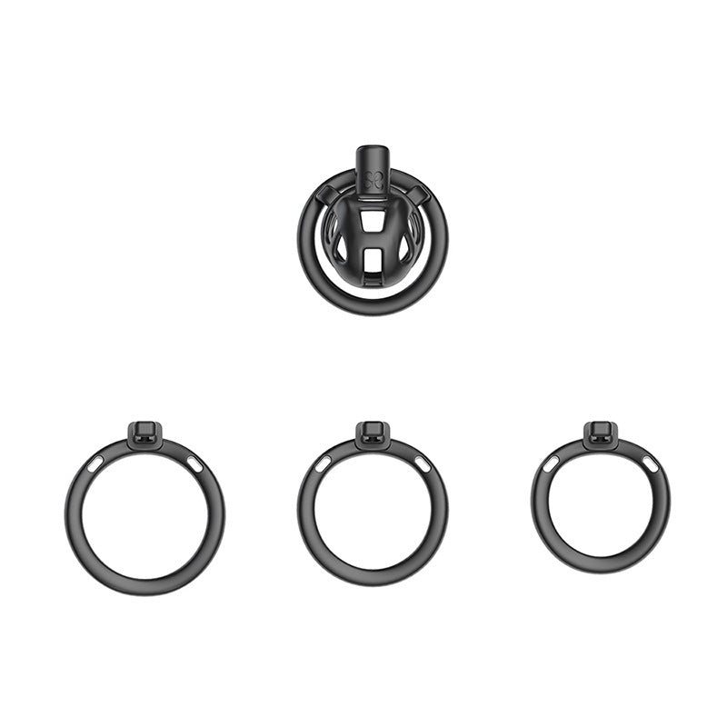 Red Snake Chastity Cage - Male Anti-Masturbation Device, Stainless Steel Enforced Chastity Training